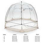 Large Instant Pop-Up Bubble Tent, Weatherproof Outdoor Igloo Screen House, Oversize Camping Pod, Patio Cold Protection