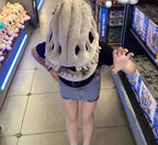 Plush Dinosaur Skeleton Halloween Hat