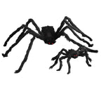 Giant Plush Halloween Spider Decoration – 30–200cm
