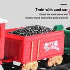 New Electric Train Set Mini Santa Claus Rail Car Toy Creative Decoration Christmas Tree Train Gift Children's Gifts