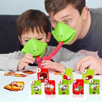 Frog Lizard Mask Wagging Tongue Lick Cards Board Games for Children Toys