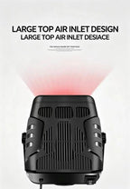 12V 120W /24V 200W Portable Car Heater Cooler Fan Fast Defrost Defogger Rotatable Holder for Truck SUV Windscreen