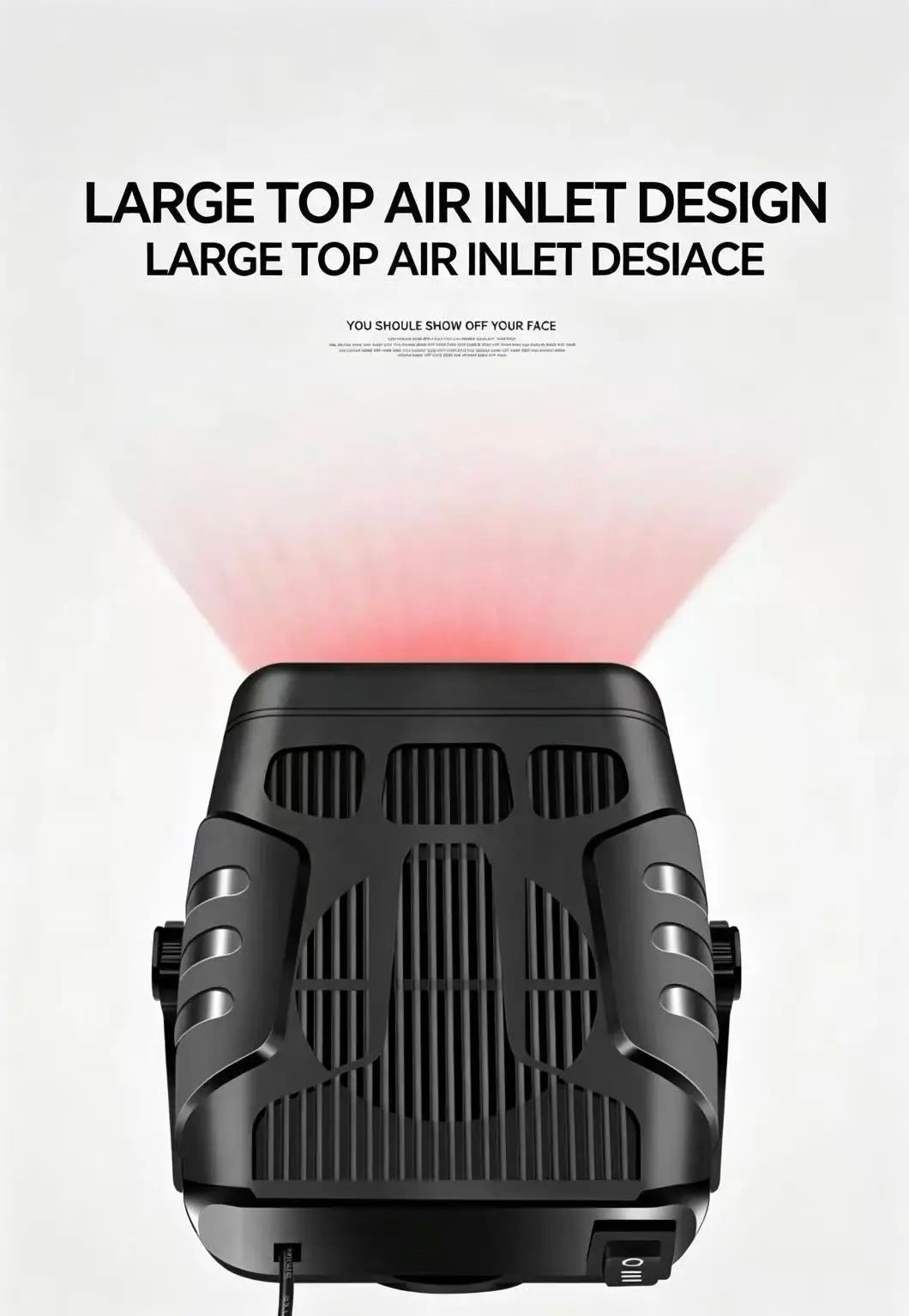 12V 120W /24V 200W Portable Car Heater Cooler Fan Fast Defrost Defogger Rotatable Holder for Truck SUV Windscreen