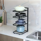 Adjustable Stainless Steel Pot & Pan Organiser Rack