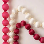 Foam Ball Garland Wedding Cloth Ball String Handmade Ornament Smooth Decoration Wedding Room Decoration