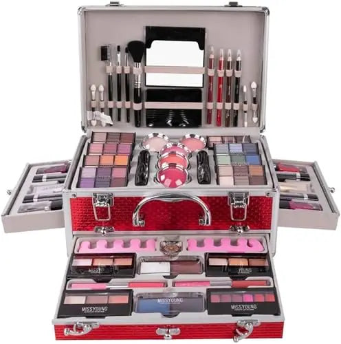 FantasyDay All In One Makeup Kit, Xmas Full Makeup Gift Set for Women Girls | Complete Makeup Collection with Eyeshadow Palette Lipgloss Mascara Concealer, Cosmetic Essentials for Daily, Special Occasion