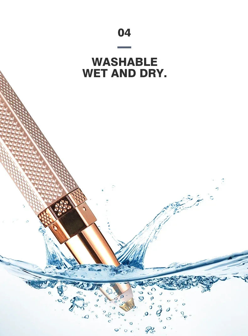 4-in-1 Rechargeable Women's Epilator & Facial Trimmer
