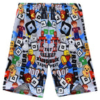 Game Roblox Figure Anime Cartoon Pajamas Suit Short Sleeve Home Clothing Pajamas Suit Birthday Gifts