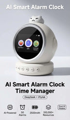 Smart AI Alarm Clock for Kids Ok to Wake Children with Sleep Training and Sound Talking Robot Toy Birthday Gift for Boy Girls