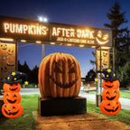 Stacked Pumpkin & Ghost Halloween Inflatable Decoration