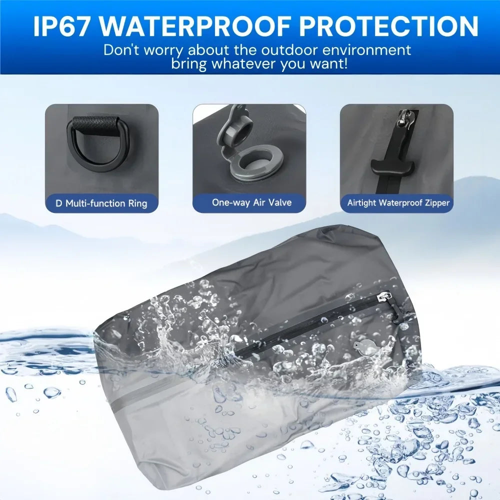 17L Vacuum Storage Bags and Air Pump, Waterproof Vacuum Storage Bags