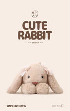 35cm New Simulated Shy Rabbit Doll Stuffed Plush Toy Cartoon Anime Cute Pillow Children's Birthday Gift Fun Doll
