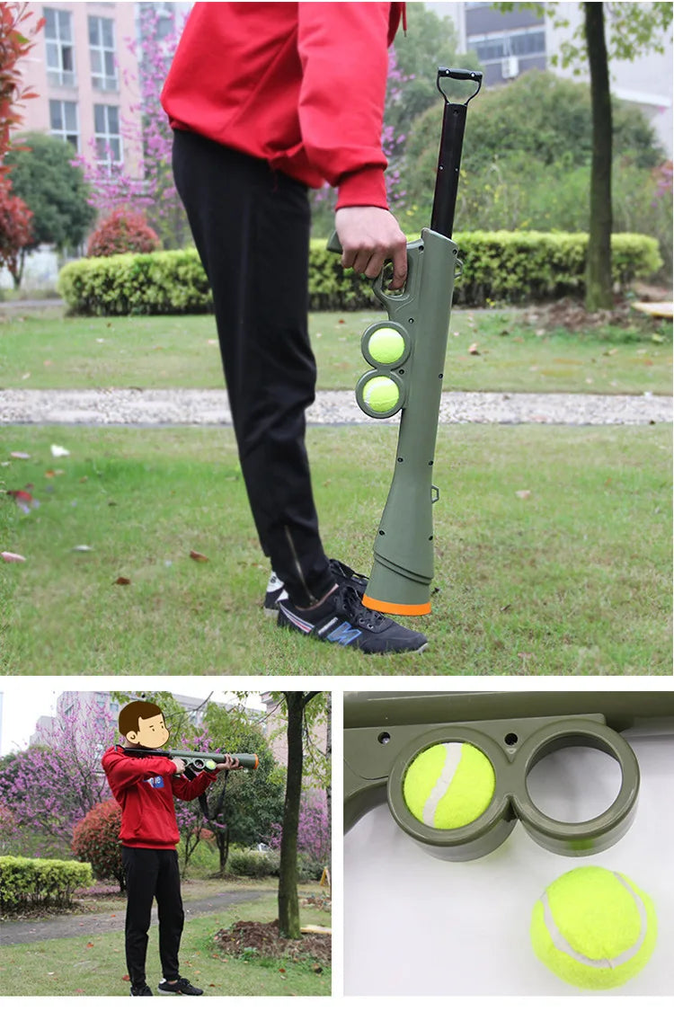 Pet Dog Ball Launcher, Tennis Ball Launcher Toy—Launches Ball