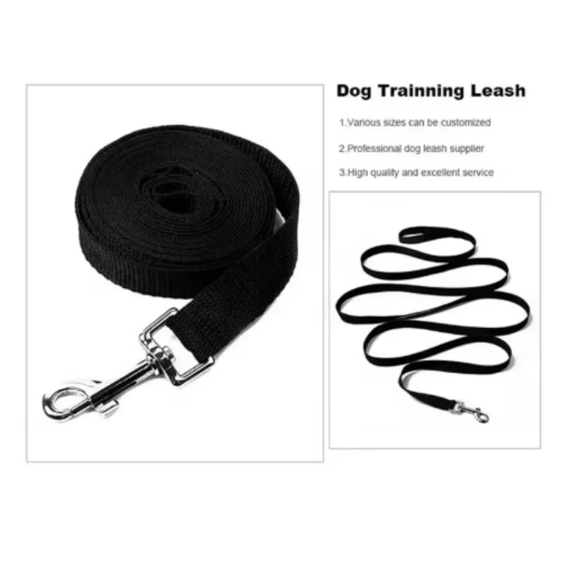 Long Nylon Dog Training Lead – 1.2m to 30m