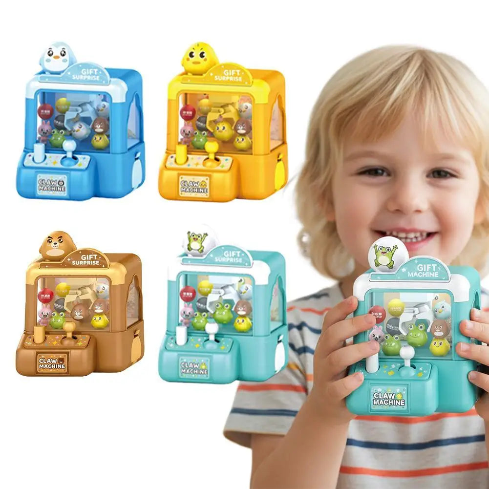 Mini Claw Machine Toy for Kids Portable Desktop Arcade Game Parent‑Child Interactive Grabber Machine Birthday Gift