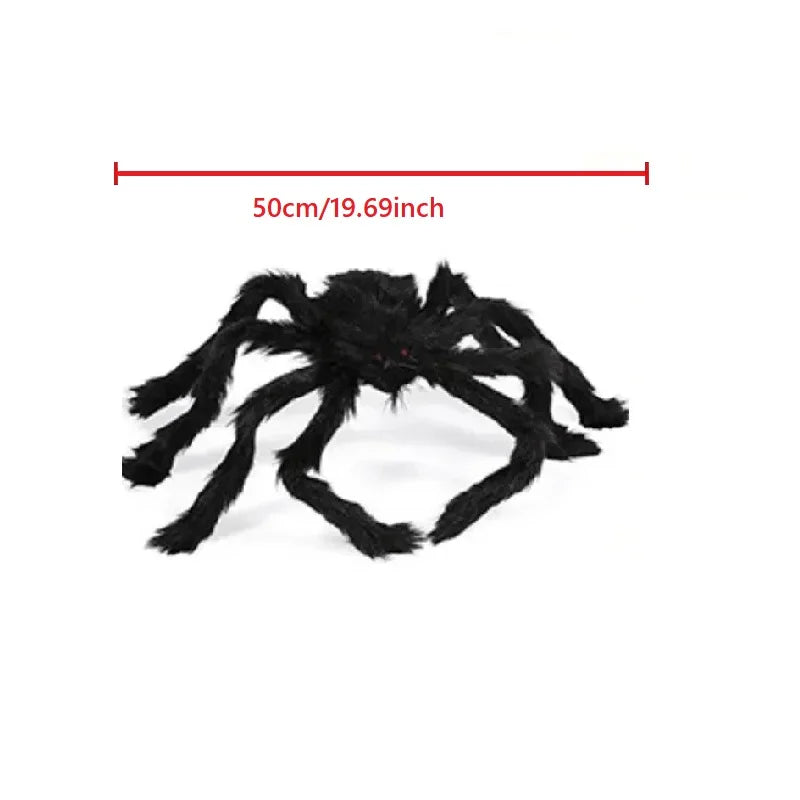 Giant Halloween Spider Decoration for Indoor & Outdoor Use