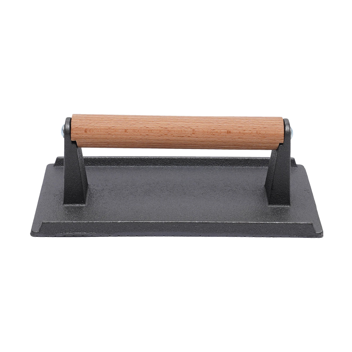 Meat Press with Wooden Handle Heavy Duty Grill Press Non-stick