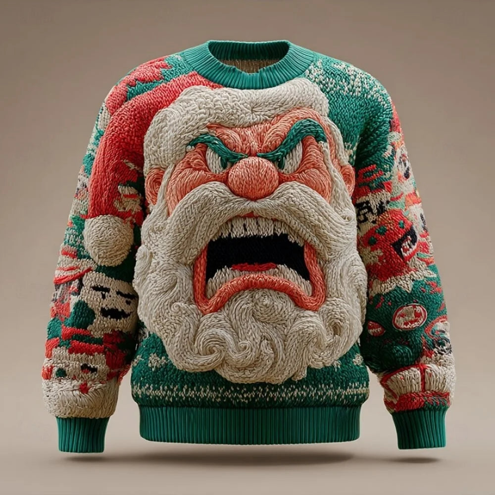 Men's Knitted Christmas Jumper – Crew Neck