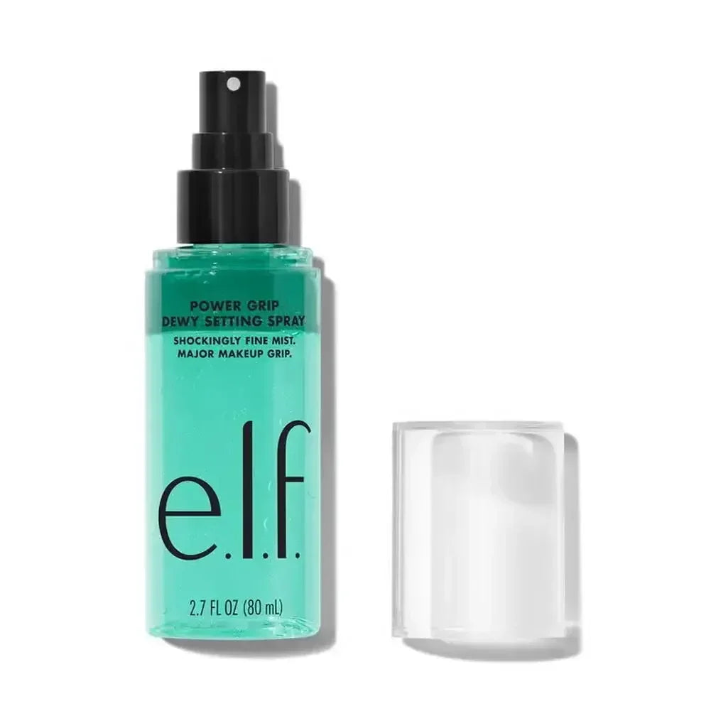 Elf Makeup Power Grip Dewy Setting Spray Beauty Cosmetics