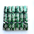 10Inch Christmas Cracker Set of 6pcs Christmas Crackers with Snap and Prize Father Christmas Snowflake Santa Claus Free Shipping