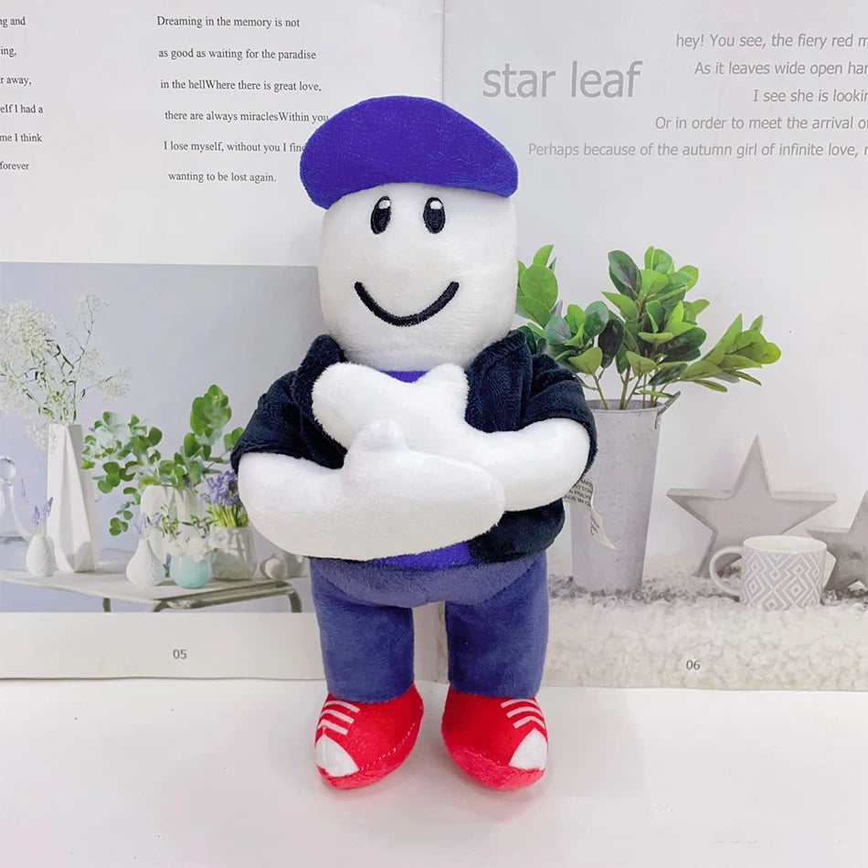 NEW 22cm Roblox Game Experiment Noob Plush Anime Kawaii Peripheral Stuffed Doll Plush Toys Children Birthday Christmas Gift