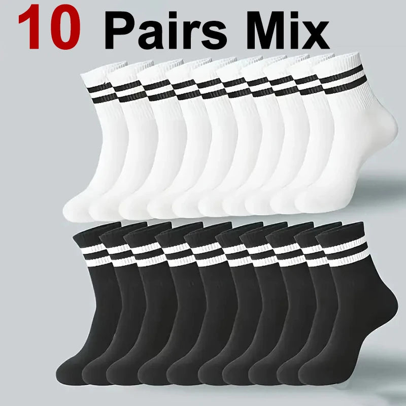 Plain Sports Socks — 5, 10 or 20 Pairs