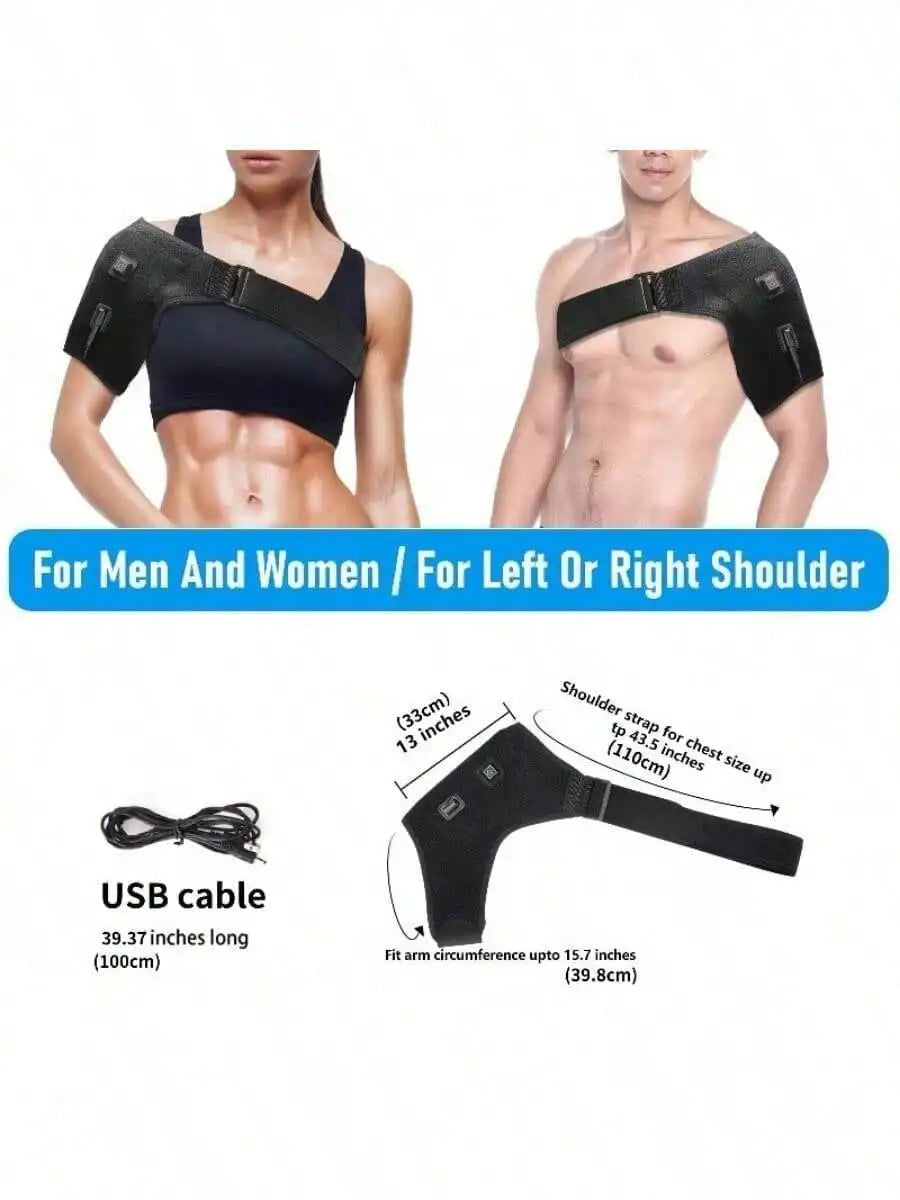 2026Heated Shoulder Heating Pad Bracket Vibrating Knee Heating Pad,Elbows, And Shoulders Warm And Relieving Exercise, Fitness