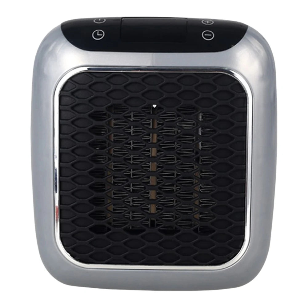 Portable Electric Heater Wall Outlet Small Space Heater with Adjustable Thermostat, Programmable 12-Hour Timer, Auto Shut Off ﻿
