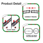 New Electric Train Set Mini Santa Claus Rail Car Toy Creative Decoration Christmas Tree Train Gift Children's Gifts