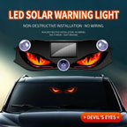 Solar Powered Car Neon Light Wireless Cool DEMON EYE Led Ambient Light Suction Cup USB Rechargeable Atmosphere Breathing Lamp