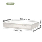 Acrylic Transparent Desktop Paper Storage Box A4 File Document Exam Paper Organizer Household Dust Proof Card Holder Case