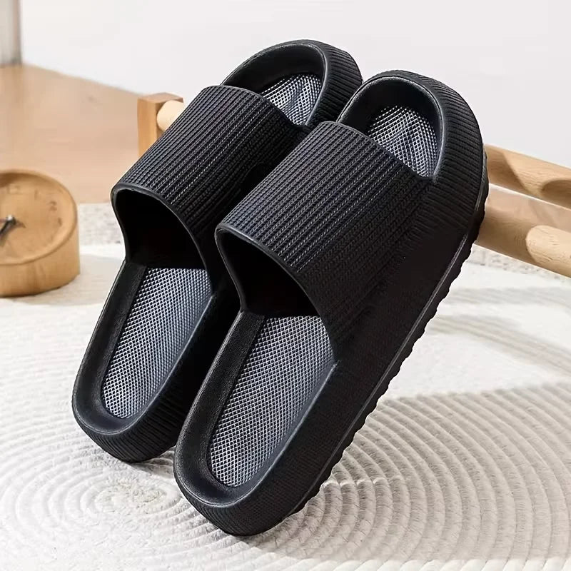 Men's Slippers EVA Soft Thick Soled Summer Fashion Slippers & Women's Slides Beach Sandals
