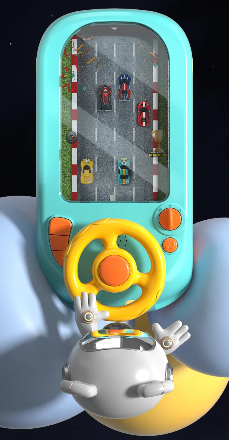 Children's Steering Wheel Driving Toys Vehicle Electronic  Game