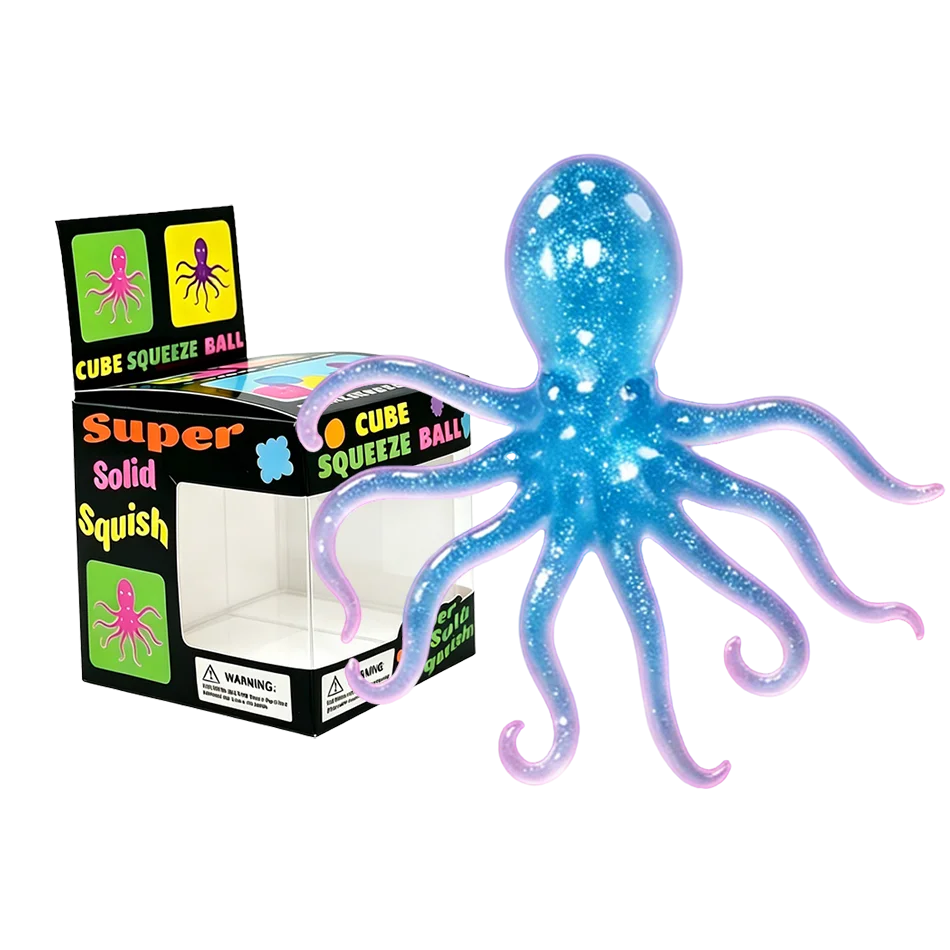 1Pcs New Jellyfish Squishy Kneading Music Adult Stress Relief Squeeze Sensory Toys Decompression Simulation Jellyfish Party Gift