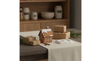 Holiday Cottage Aroma Holder Festive Gift Gingerbread House Aroma Burner Christmas Cabin Censer Detailed Craftsmanship