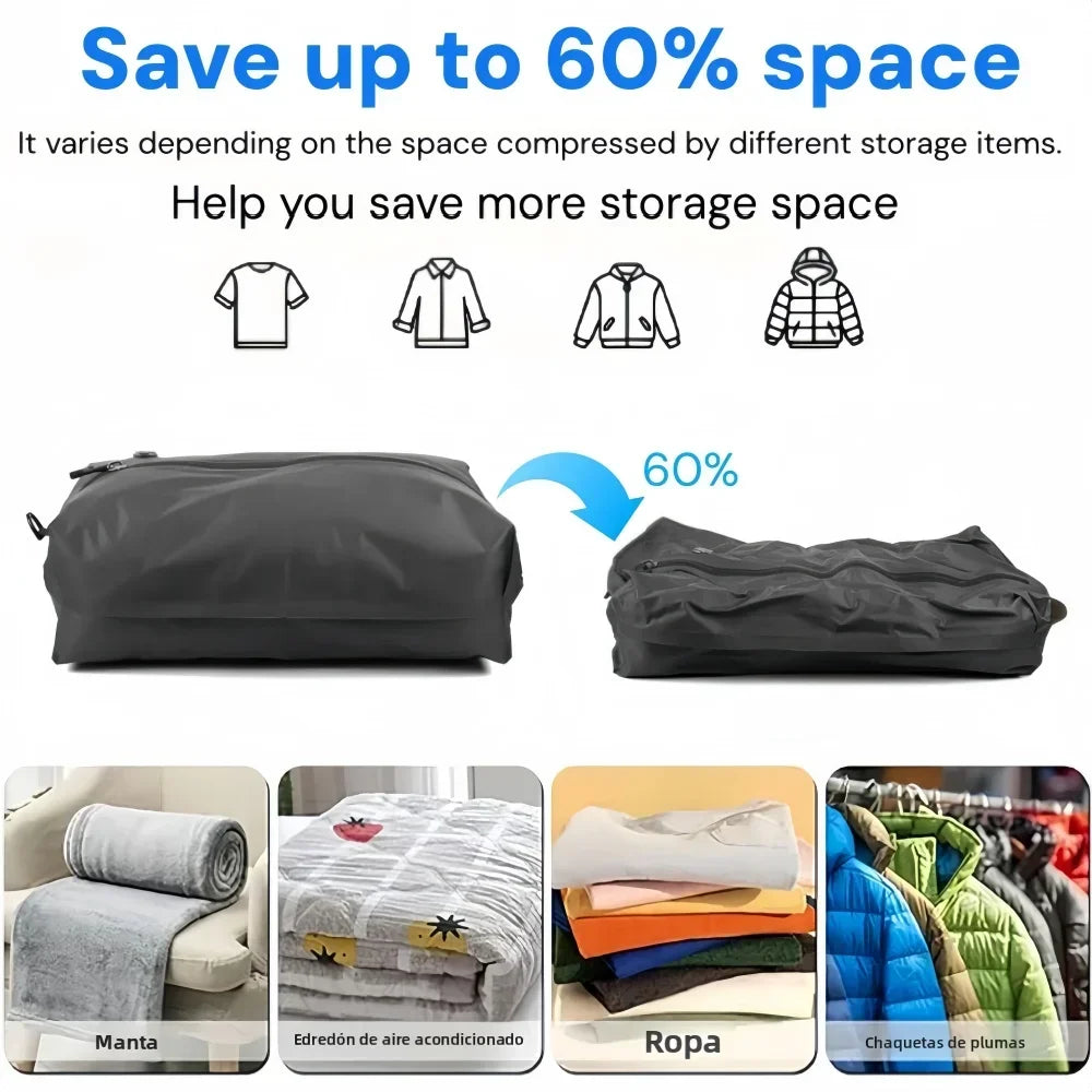 17L Vacuum Storage Bags and Air Pump, Waterproof Vacuum Storage Bags