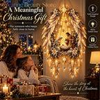 Heavenly Angel Wings Nativity Light – Lighted Nativity Wall Decor