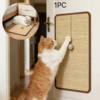 Standing Sisal Cat Scratcher with Hanging Ball