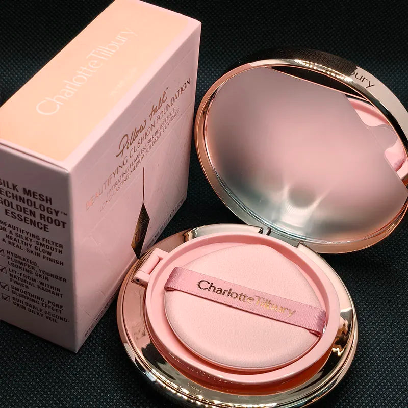 Hot Sale Charlotte Brand Setting Spray Fine Texture Powder Small Gold Plate 2 Color Powder Blusher Essence Oil Tilbury Cosmetics