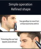 Mini Pocket Nose Hair Trimmer Painless Clipper Nose Ears Hair Eyebrow Waterproof Portable Trimmer For Men Women