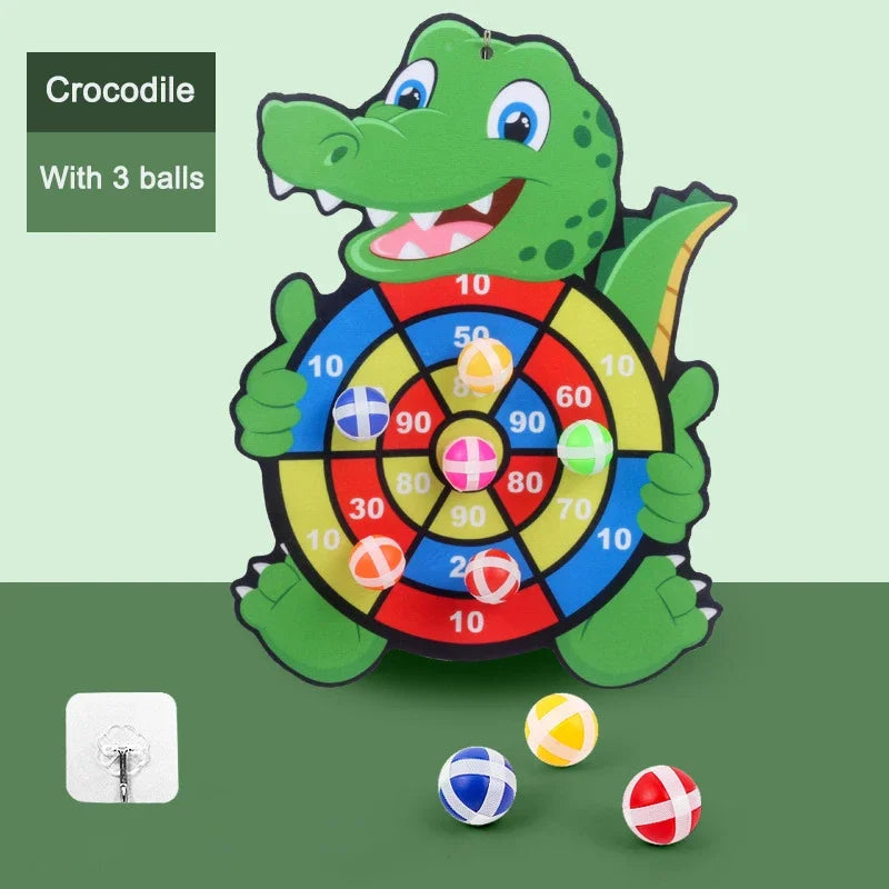 Kids Sticky Ball Dart Board Game – Ages 3+