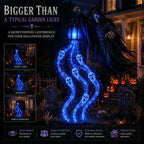 Halloween Soul Harvester Animated Garden Light Grim Reaper Lantern Horror