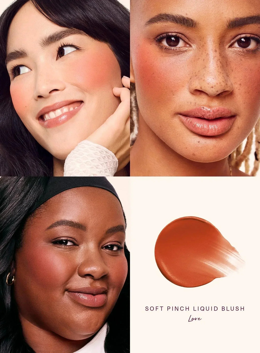 Hot Rare Beauty Happy Hope Joy Alive Love Lucky Liquid Blush Lip Gloss Highlighter Brightening Cushion Makeup With Box Gifts