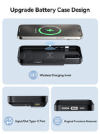 NEWDERY Battery Case for iPhone 16 Pro Max 16Pro 16 Plus 1 Bank Rechargeable battery