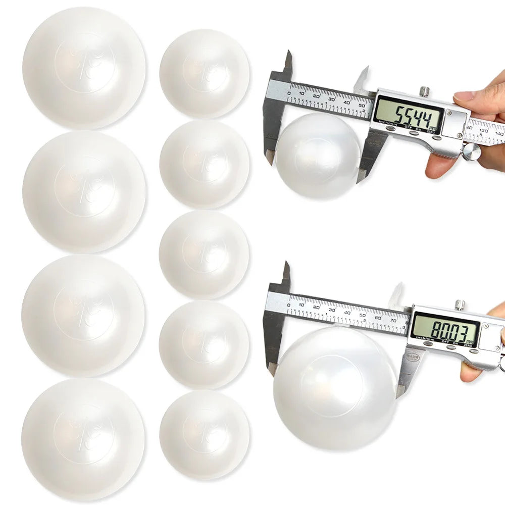 Wedding Backdrop Wall Decor - Faux Large Pearl - DIY Beaded Garland White Ball Pendant & Figurine
