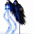 Halloween Soul Harvester Animated Garden Light Grim Reaper Lantern Horror