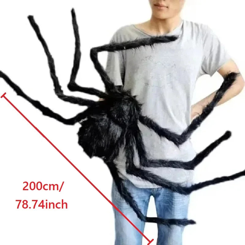 Giant Halloween Spider Decoration for Indoor & Outdoor Use