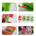 Frog Lizard Mask Wagging Tongue Lick Cards Board Games for Children Toys