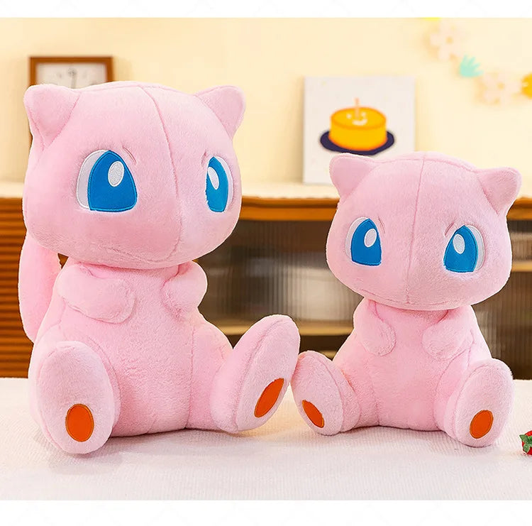 35/45CM New Pokemon Mew Plush Cute Huge Toys Pink Mew Anime Doll Cute Stuffed Plushie Gift For Children Birthday Kids