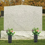 1/2/4PCS Cemetery Vase Plastic Cemetery Vase Decorations Gravestone Grave Yard Ground Outdoor Flower Marker Home Decorations